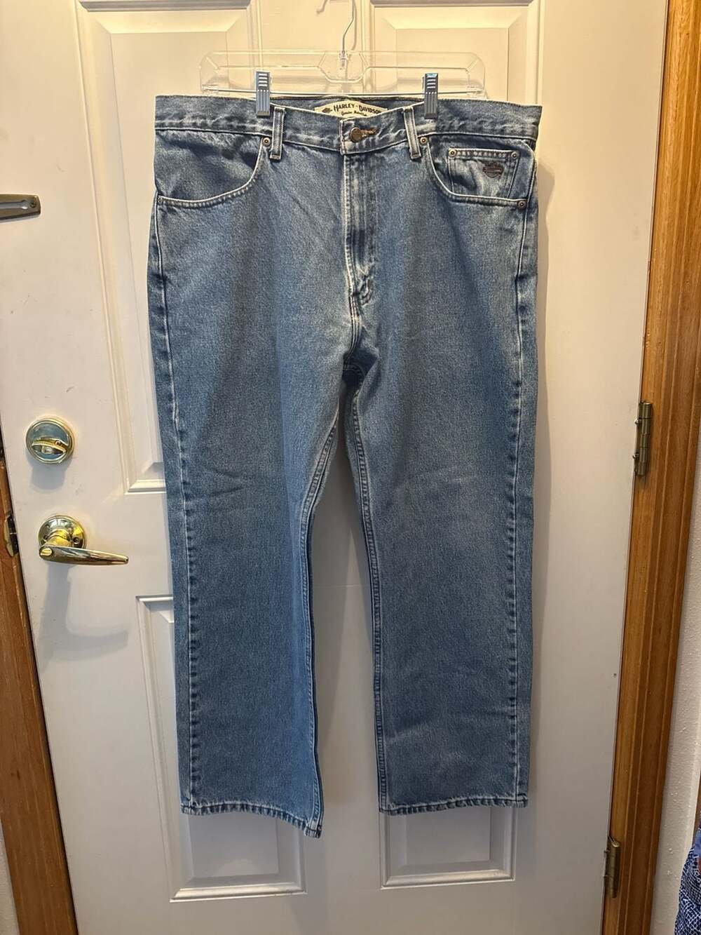 Harley-Davidson Genuine MotorClothes Straight Leg Denim Jeans 38x30